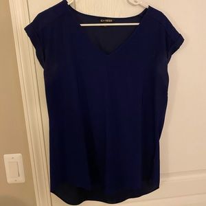 2 Express Short Sleeve Satin Shirts